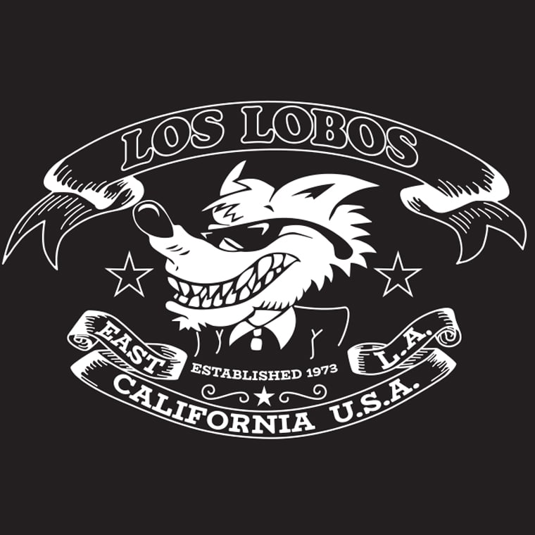 Original Los Lobos logo vectored and updated for modern use.