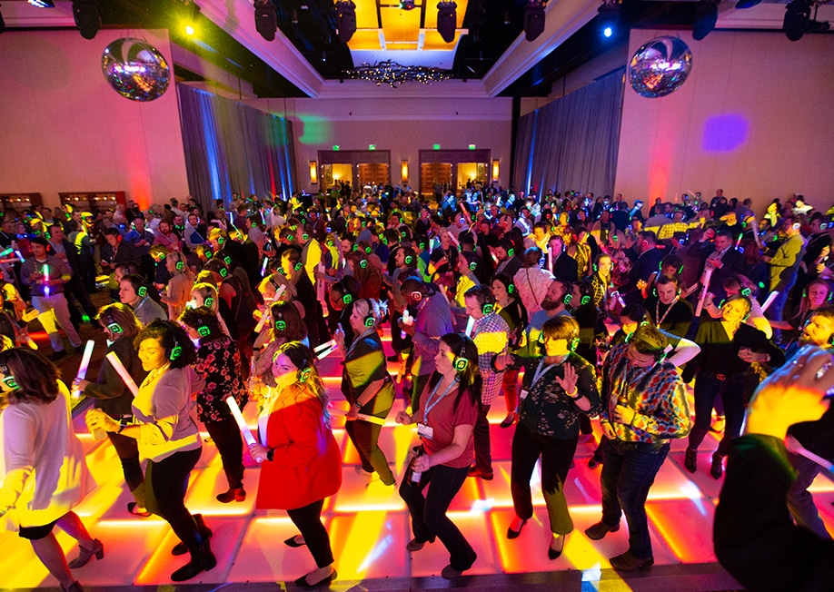 Silent Disco at Corporate Conference