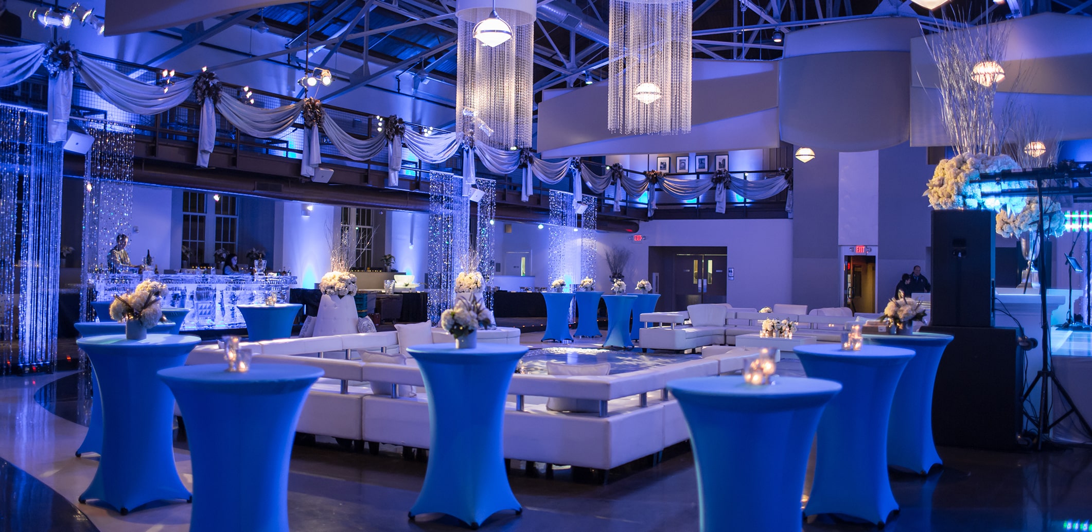 Luxury wedding reception designed by Contemporary Productions event management team