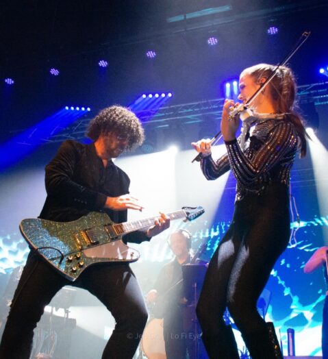 Mr. Blue Sky, a 10-piece ELO tribute band with live strings, on stage in St. Louis